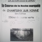 jaquette du trail de Champigny