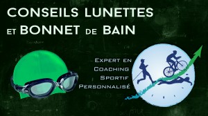 Lunettes et bonnet natation