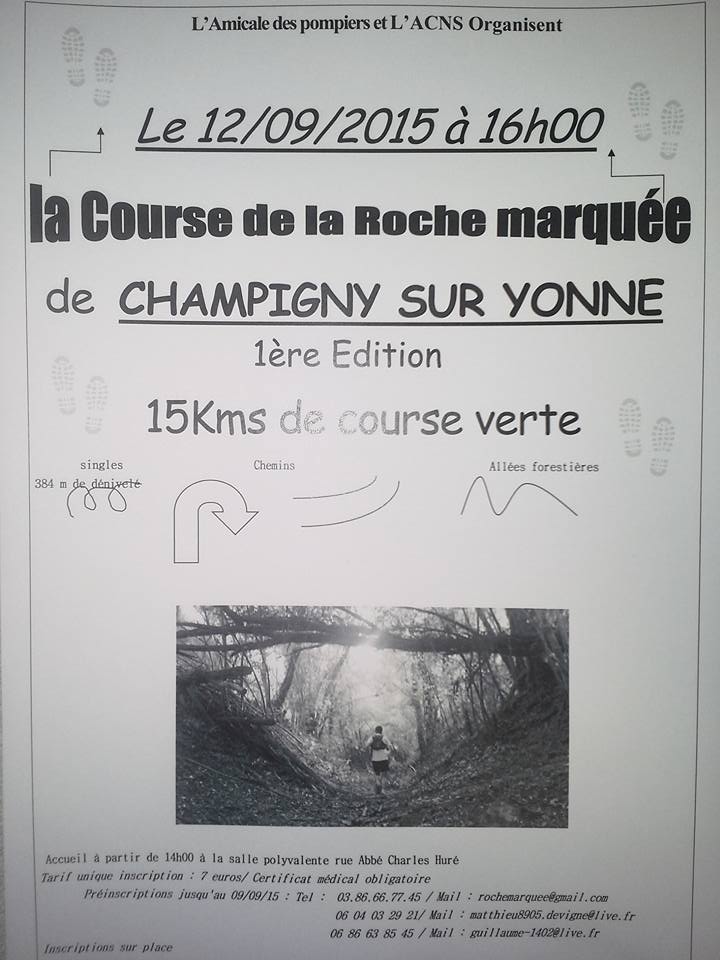 jaquette du trail de Champigny