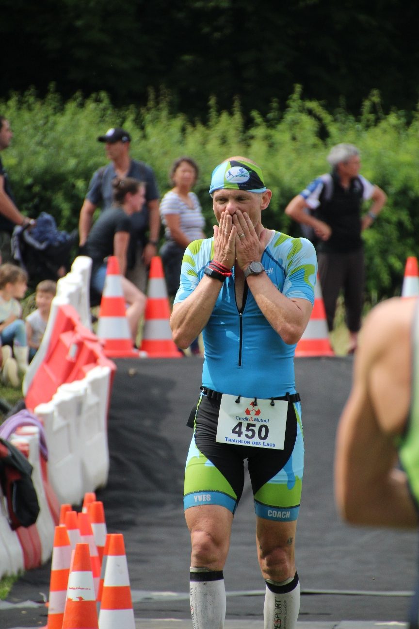 Arrivée du Triathlon des lacs