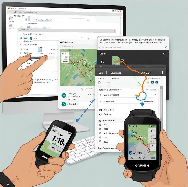importer un fichier gpx