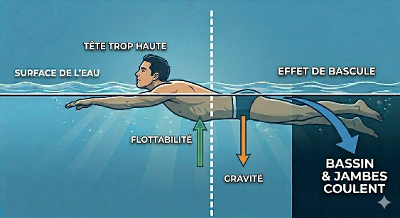 position de la tête